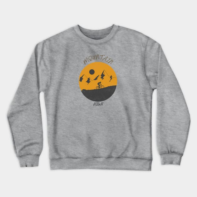 Mountain high Crewneck Sweatshirt by Rc tees